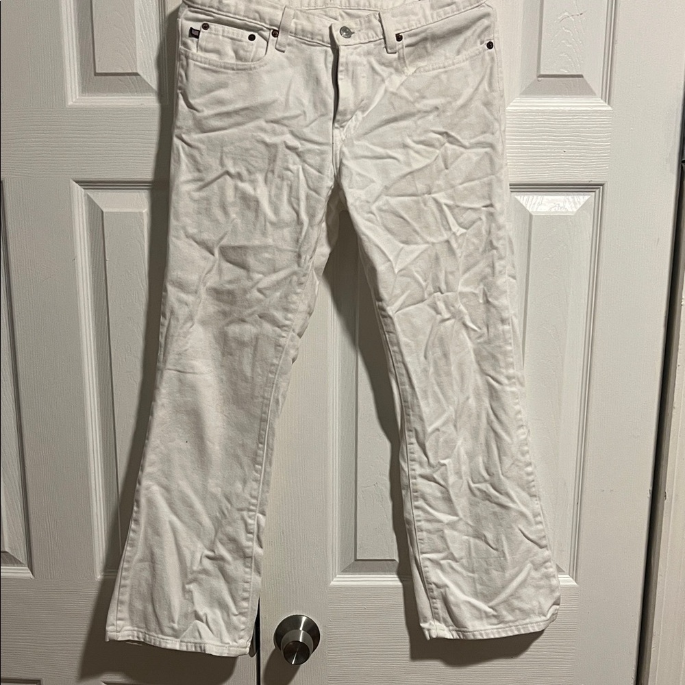 Polo by Ralph Lauren White Flare Jeans